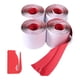 thumbnail image 4 of 4 Piezas Barrera De Polvo Cremallera 7 Pies X 3 Pulgadas Red Greenhouse Wall Seset Duty Servicio Pesado, 4 of 5