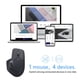 thumbnail image 2 of Ratón inalámbrico Rapoo MT760 Bluetooth 5.0 2.4G 4K DPI 90 días, 2 of 9