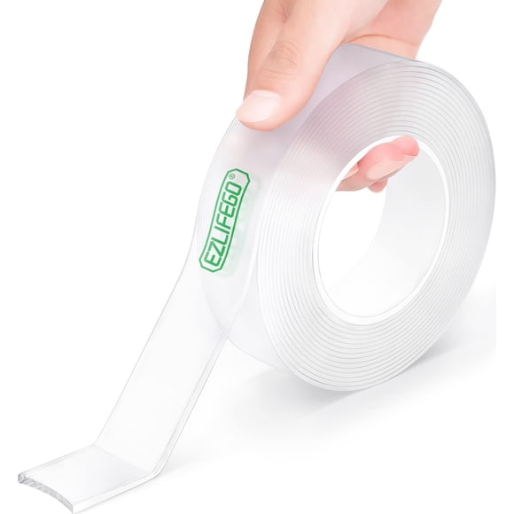 Cinta adhesiva de doble cara EZLifeGo Heavy Duty Nanoadhesiva de 5 m