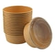 thumbnail image 5 of Bowl Con Tapa Bowls Plastico Polipapel Kraft Envase 500cc, 5 of 10