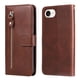thumbnail image 4 of Funda tipo cartera para iPhone 16e con bolsillo con cremallera y ranuras para tarjetas – Función de soporte Marrón, 4 of 5