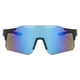 thumbnail image 3 of POLASUP GAFAS LENTES DE SOL Gafas de sol deportivas con lentes espejados azules y montura negra con detalles azules. Diseño aerodinámico, protección UV 400. Ideales para ciclismo, 3 of 6