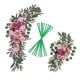 thumbnail image 3 of Flores artificiales Swag, centro guirnalda arco falso boda arco flores guirnalda para puerta delantera fiesta pared telón de fondo Violeta, 3 of 5