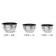 thumbnail image 2 of Set Bowls Acero Inoxidable Fensa 3 Unidades Tapa de Plástico, 2 of 12