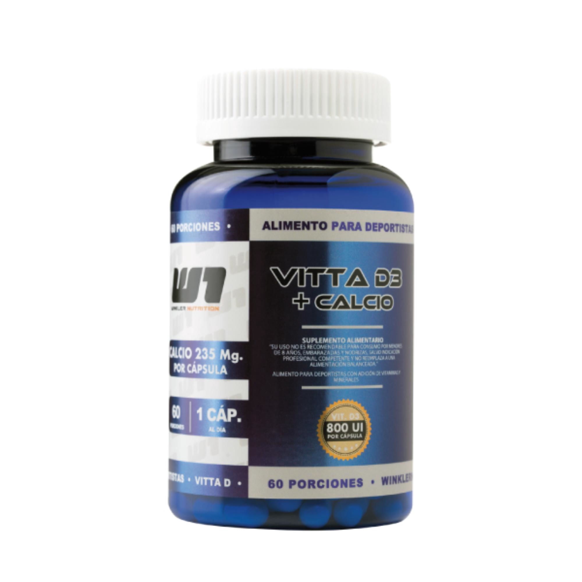Winkler Nutrition - Suplemento Alimentario Vitta D3 + Calcio