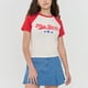 thumbnail image 3 of Polera Niña Teen Raglan Sporty Rojo Corona, 3 of 5