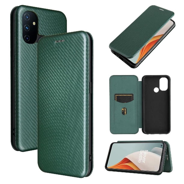 Funda Flip para FOXDOCK OnePlus Nord N100 - Funda magnética de negocios, funda protectora delgada