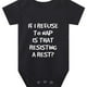 thumbnail image 1 of Baby Boys Casual Cute Short Sleeve Onesie With "If I Refuse To Nap Is That Resisting A Rest" For Summer Pregnancy Gift, 1 of 5