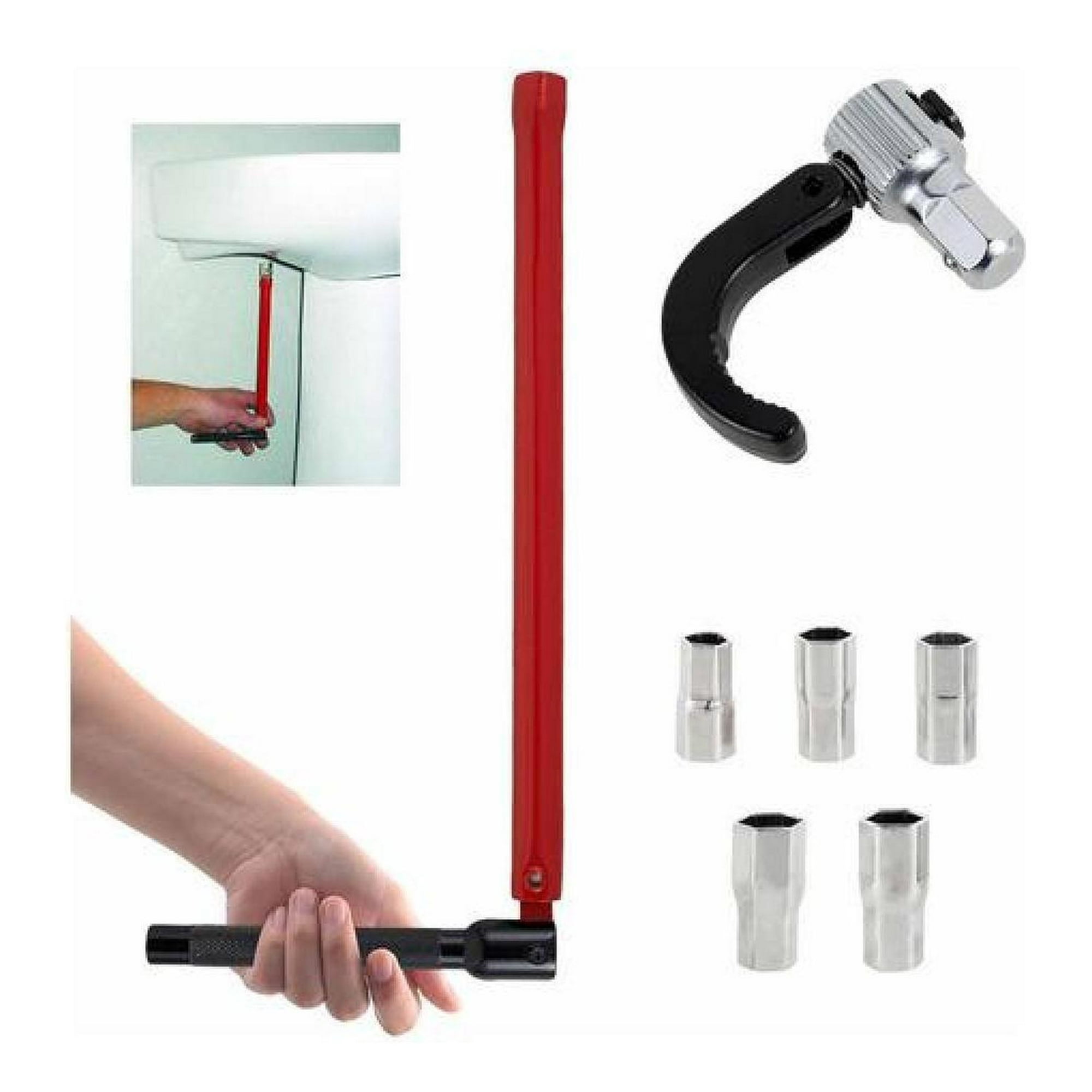 Genérica - Llave Ajustable Para Grifos Y Lavamanos Gasfiter Lavaplatos