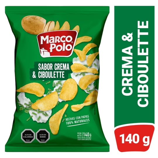 Papas Fritas Caseras Ciboulette 140 g Marco Polo