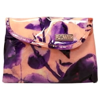 Cartera Flower Beauty Plegable 2-Cierres Pequeña