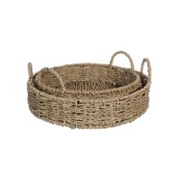 Vgo - Set De 2 Canastos Redondos 38X45 Cm