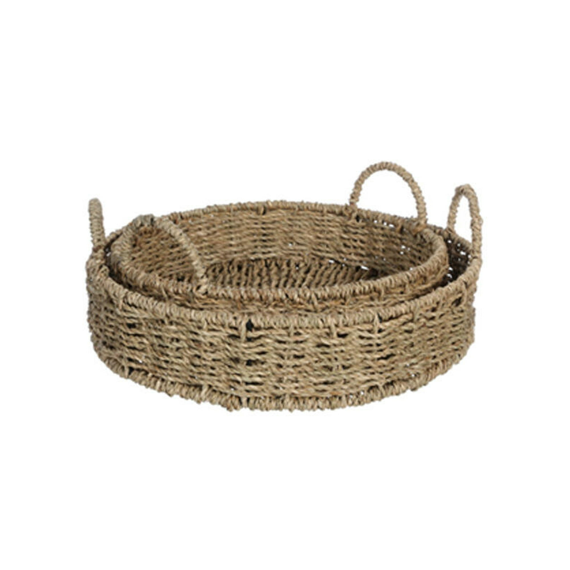 Vgo - Set De 2 Canastos Redondos 38x45 Cm