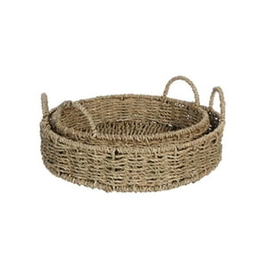 Vgo - Set De 2 Canastos Redondos 38X45 Cm