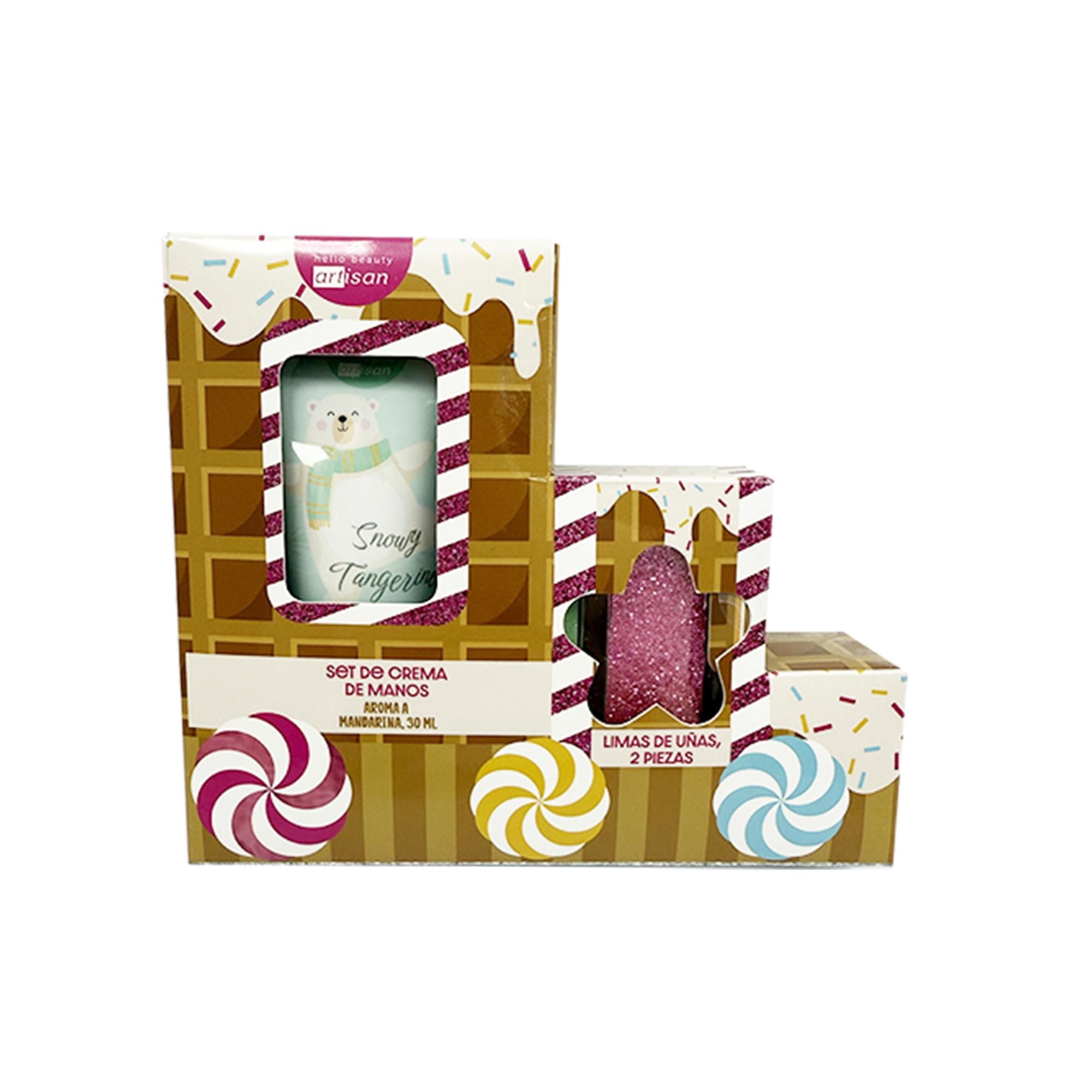 Set Trenecito Crema Para Manos Y Limas Para Uñas 1 Un Hello Beauty