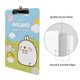 thumbnail image 3 of Molang Portapapeles de acrílico A4, tamaño carta estándar, carpeta con clip 31.8x 21.5CM para estudiantes, profesores y oficina, 3 of 6