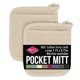 thumbnail image 1 of Pocket Mitt & Hot Pad Ritz Terry, 100% algodón, latte de 2 unidades, 1 of 8