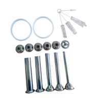 Magideal - Boquillas Para Máquina De Churros 5 Kits De Manga Pastelera Piezas Para Máquina De Churros Accesorios Embutidora De Salchichas De Acero Inoxidable Her