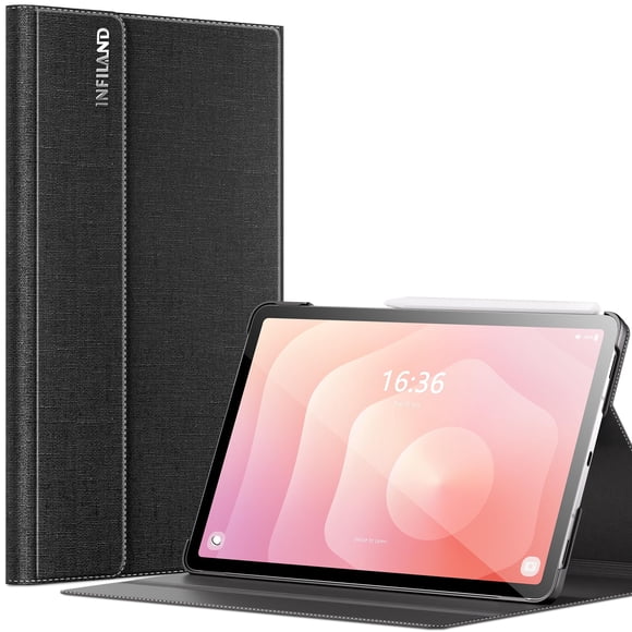 Funda INFILAND para Galaxy Tab S11 de 11" con soporte multiposición, negra