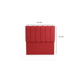 thumbnail image 3 of Cama Plaza y Media Con Respaldo y base de 105 X 190cm Tapizada en Lino Rojo, 3 of 5