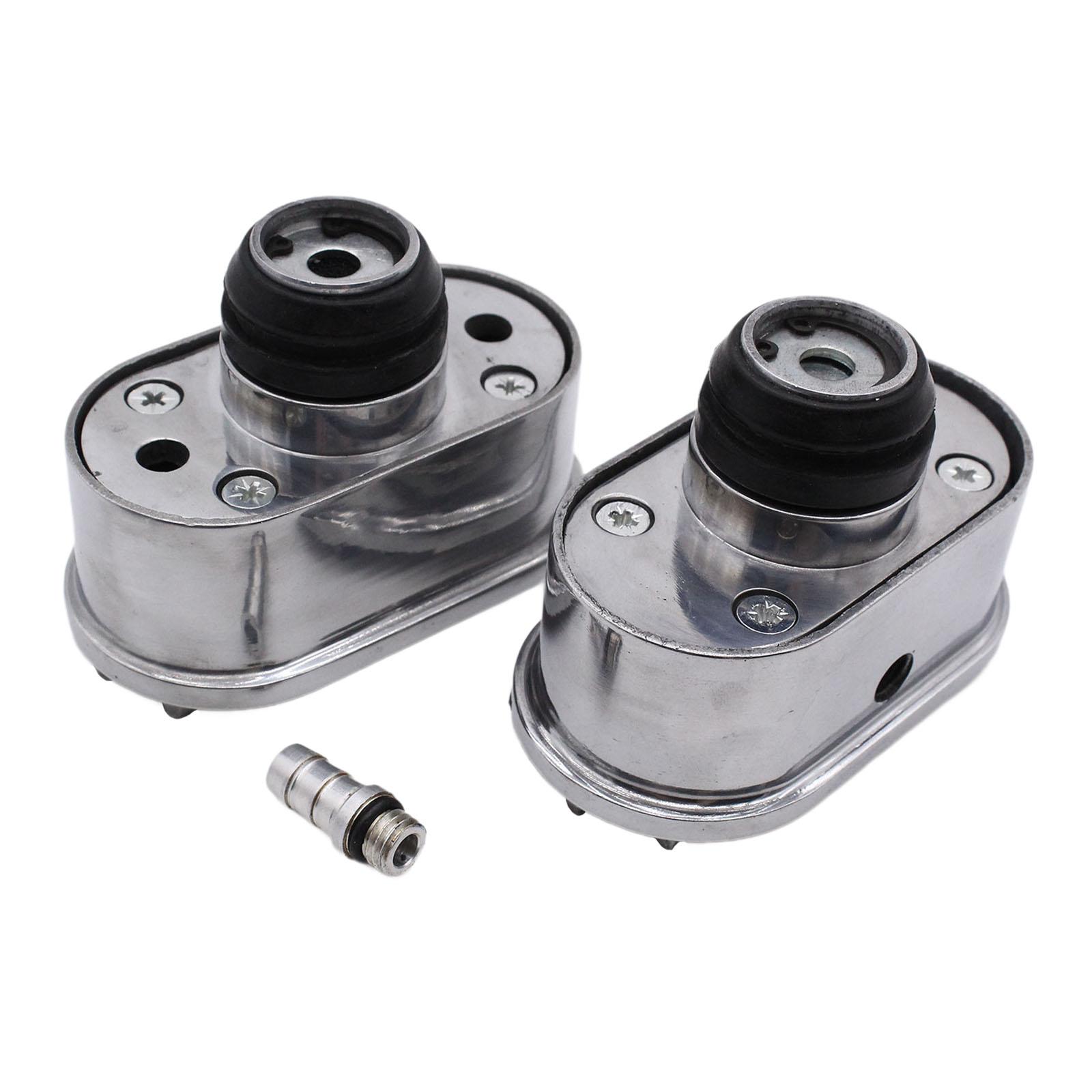 Ioensy - Kit Combinado De Válvula De Ventilación Y Tapa De Válvula De Repuesto De Metal Para Hot Rod Sbc350