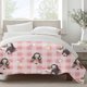 thumbnail image 2 of Nezuko Bedding Sets Bed Cartoon Duvet Cover Lightweight 3 Piece Bet Sets for Kids Boys Girls, 2 of 5