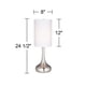 thumbnail image 4 of Lámpara de Mesa Gota 360 Lighting Níquel Cepillado 62 cm, 4 of 8