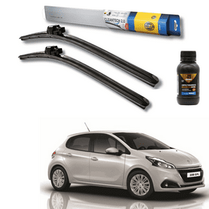 Plumillas Hella Cleantech Para Peugeot 208 2013-2020