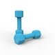 thumbnail image 2 of Par Mancuernas de Neopreno 2kg Celeste FullFit., 2 of 3