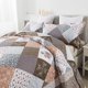 thumbnail image 4 of Juego de cama HoneiLife California King de 305 x 305 cm, edredón de 3 unidades, 4 of 9