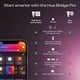 thumbnail image 4 of Kit de inicio Philips Hue Bridge Pro + 4 bombillas inteligentes A19 E26, 4 of 9