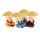 thumbnail image 1 of 4pcs Estatuas De Monjes De Buda Figuras De Monjes Chinos Tradicionales Estilo 2, 1 of 5