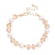 thumbnail image 3 of Pulsera Saronite De Metal Con Perlas De Abalorios Negro, 3 of 3