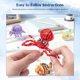 thumbnail image 4 of IBLOTIME Set Mini de Construcción de Animales Marinos 1780 Piezas, 9 Pack, 4 of 6