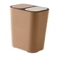 thumbnail image 5 of Separación Seca Y Húmeda Cubo De Basura Cubo De Almacenamiento De Basura Para Garaje, Dormitorio Café, 5 of 5