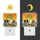 thumbnail image 3 of La Granja de Zenón Luz nocturna LED con sensor de anochecer a amanecer para dormitorio, baño, pasillo, escaleras - Lámpara LED nocturna de enchufe, 0.5W - 1 pieza, 3 of 6