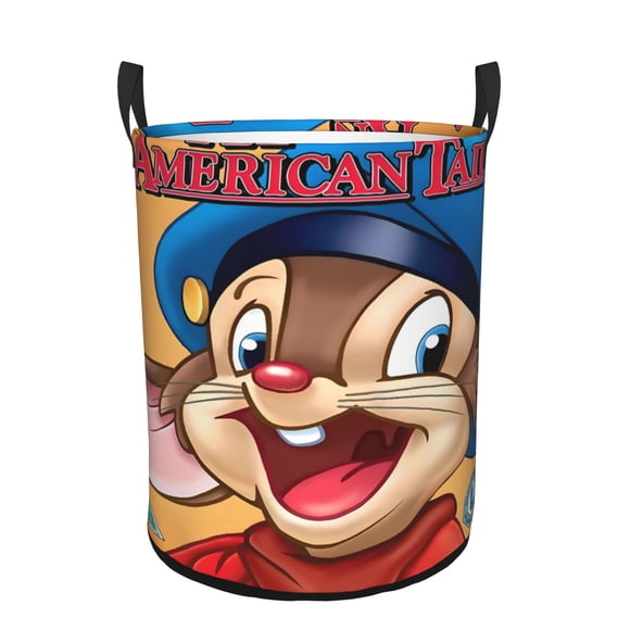 Cesto de Ropa Plegable Desmarcar Fievel y el Nuevo Mundo 44x35 cm