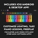 thumbnail image 5 of Teclado MIDI Kartier Piano con más de 1000 sonidos y LED Bluetooth, 5 of 8