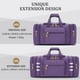 thumbnail image 3 of Bolsa de lona Gonex, 50 L, ampliable para viajes, color morado, 3 of 3