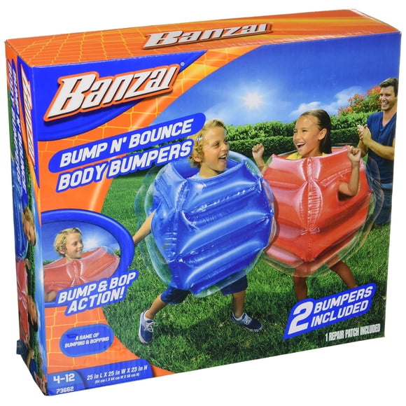 Protectores corporales BANZAI Bump N' Bounce con 2 protectores para más de 4 años