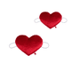 thumbnail image 2 of Muñequera Build a Bear corazón rojo peluche suave, 2 of 2