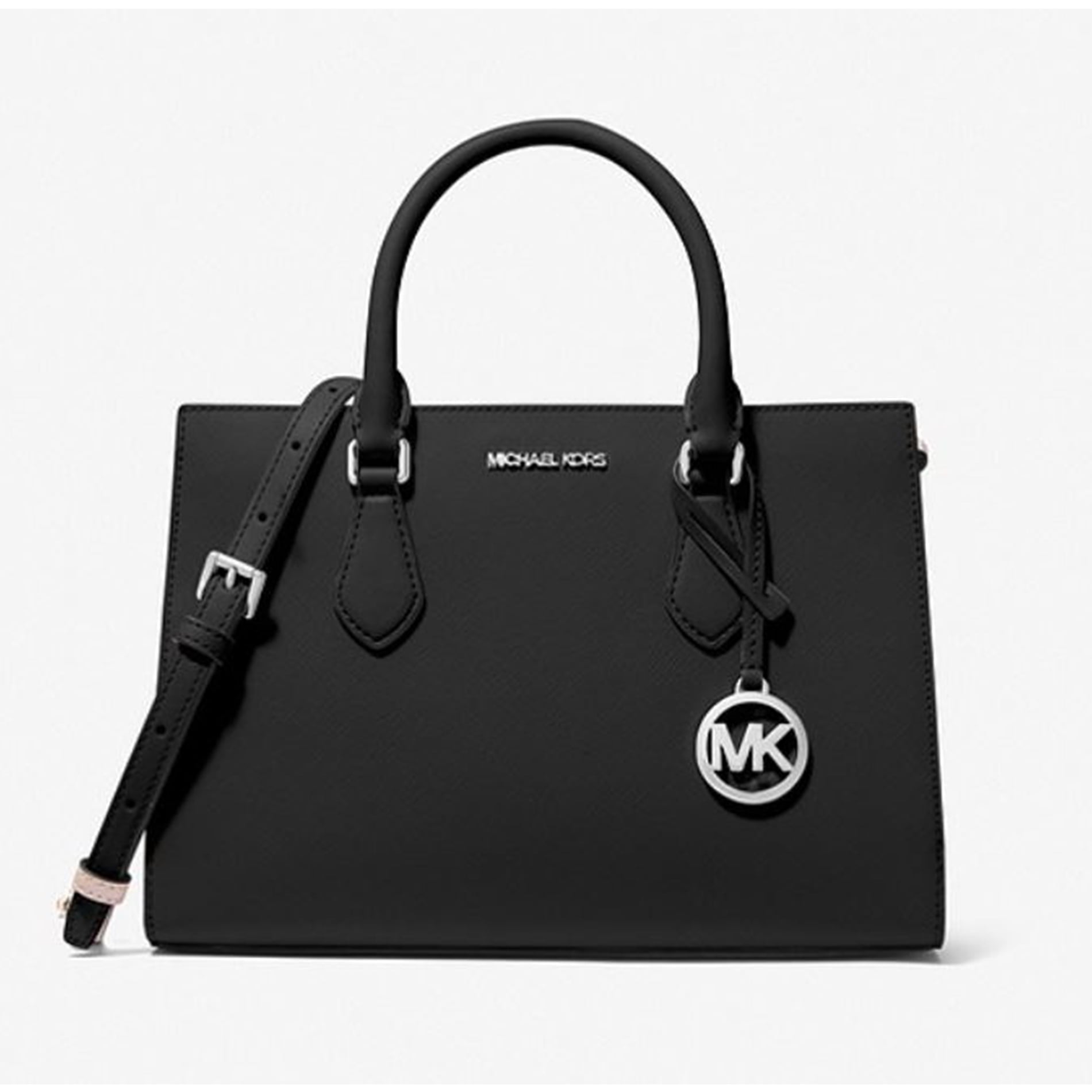 Bolso Michael Kors Sheila Satchel Mediano Negro