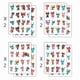 thumbnail image 2 of Tatuajes Temporales SDONY 8 Hojas Fiesta Gatitos, 2 of 6