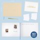 thumbnail image 2 of Libro de visitas ELYN - Ropa de cama para bodas, cumpleaños o baby shower, color azul, 2 of 6