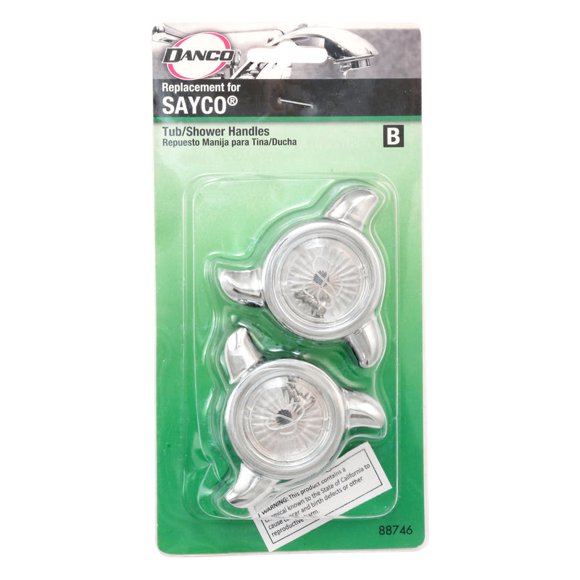 Maneta de grifo Danco Zinc Cromo para bañera fría/caliente Sayco