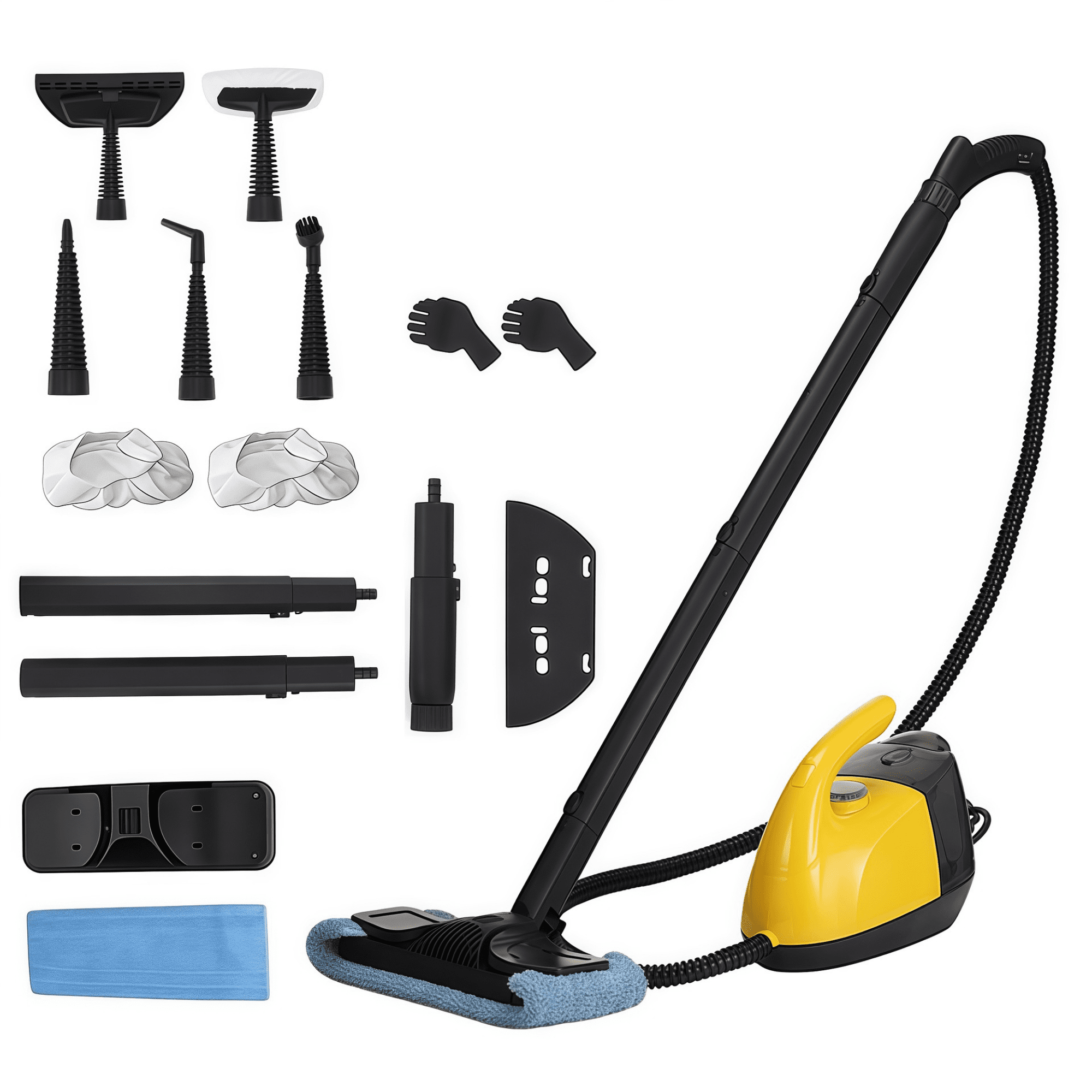 Genérico - Aspiradora Limpiador A Vapor 1800w 15 Accesorios Incluidos