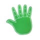 thumbnail image 4 of Guantes Gigantes de Espuma para Manos Y Dedos. Regalo Ideal para Fanáticos Del Deporte. Accesorios Cómodos para Animar. Guantes de Porristas para Fies verde, 4 of 5