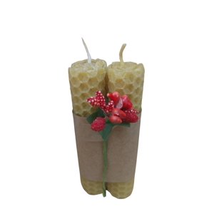 Susurro Ancestral - Pack 2 Velas Miel Para Candelabros