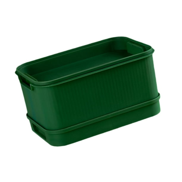 Bandeja de Semillas Bandeja Mini Kits de Germinación de Invernadero Bandeja de Inicio de Semillas Multipropósito para Brócoli Perilla Perilla Alfalfa verde oscuro