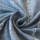 thumbnail image 3 of Mantel Rectangular Gris Piedra Con Bordados Lineales Blancos y Borlas, 3 of 6